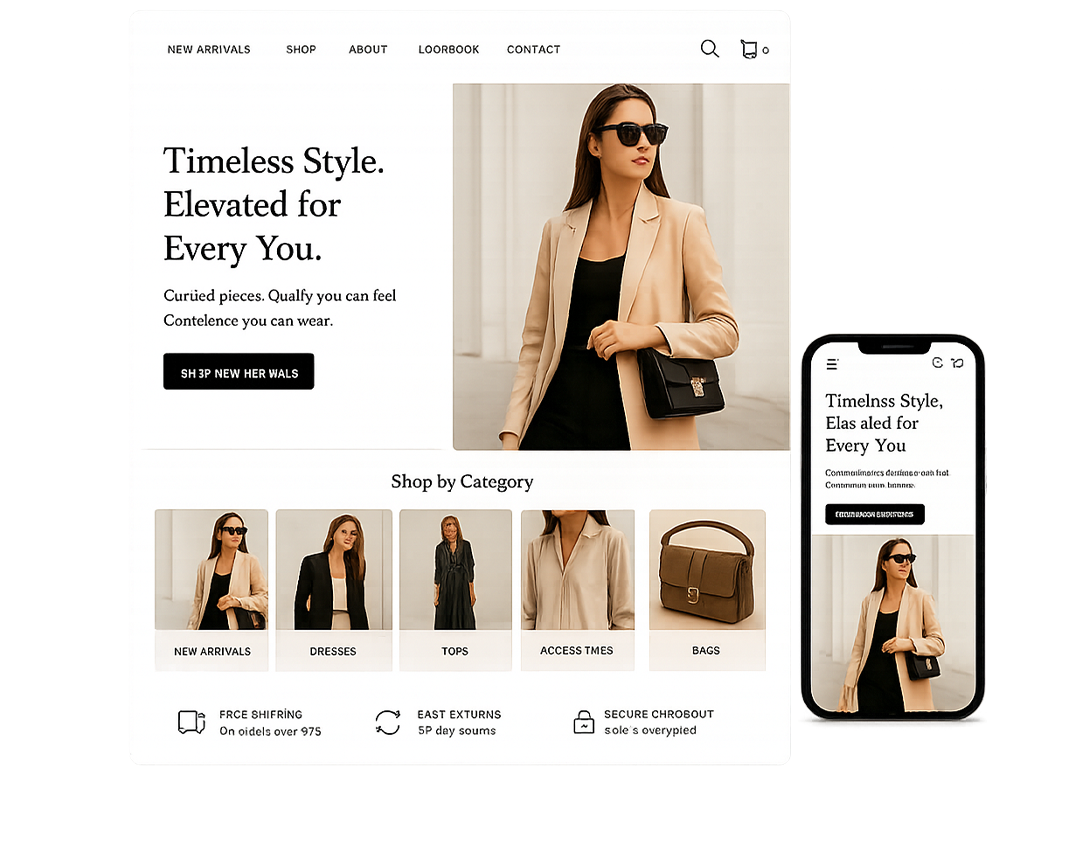 Examples of modern websites for dental, boutique, and law firm businesses